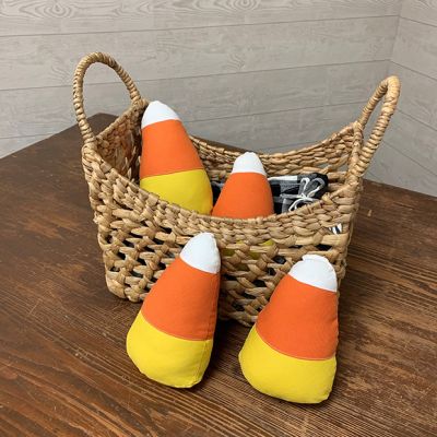 Stitched Fabric Candy Corn 6.5 Inch Set of 4