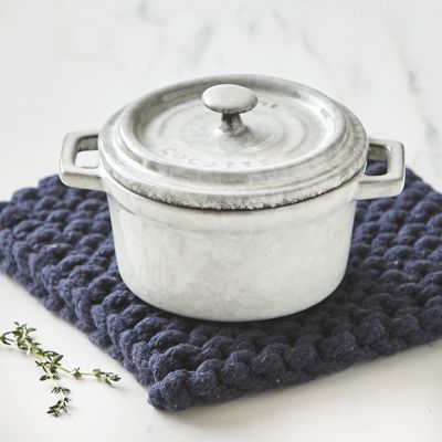 Stoneware Lidded Baker With Handles