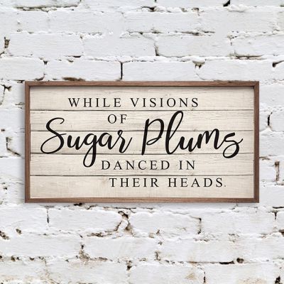 Sugar Plums Wall Sign