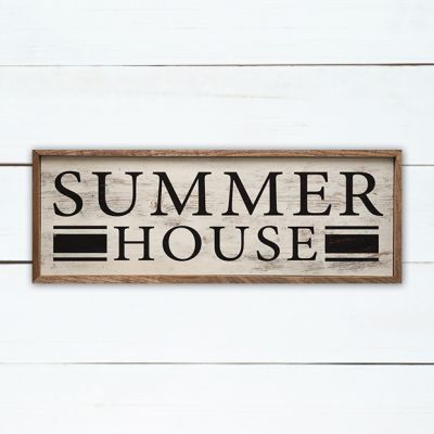 Summer House Framed Sign