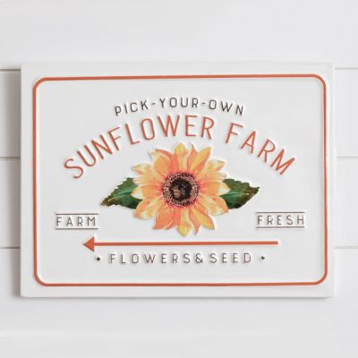 Sunflower Farm Metal Wall Sign