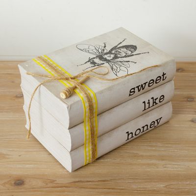 Sweet Like Honey Bee Stamped Book Stack