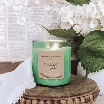 Sweet Peach 2 Wick Soy Candle