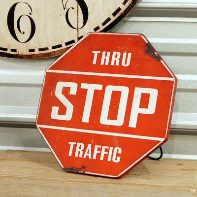 Tabletop Metal Stop Sign