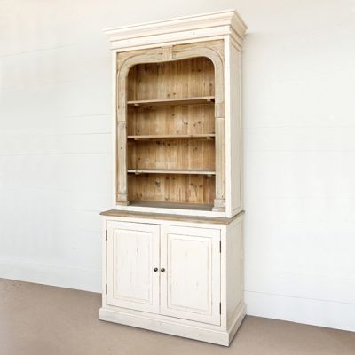 Tall Country Cabinet With Shelves