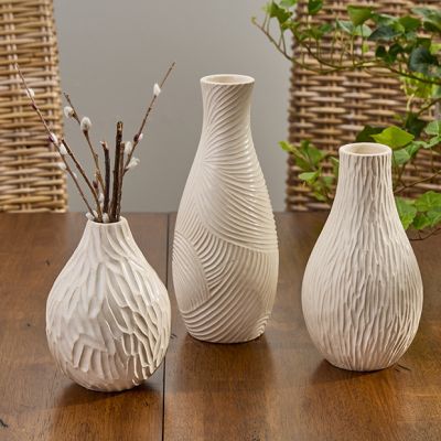 Textured Natural Bud Vase