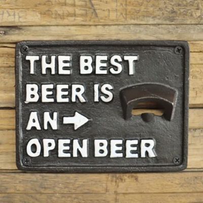 The Best Beer Bottle Opener Sign