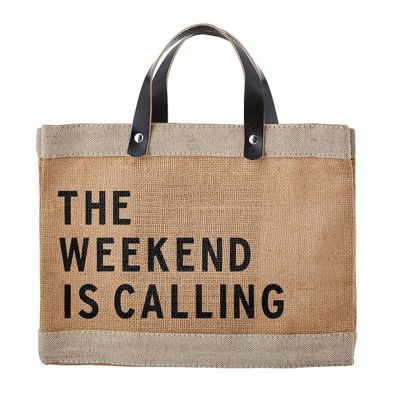 The Weekend is Calling Market Tote Bag