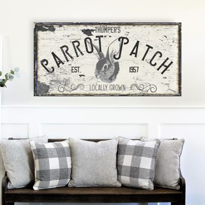 Thumpers Carrot Patch Canvas Wall Art