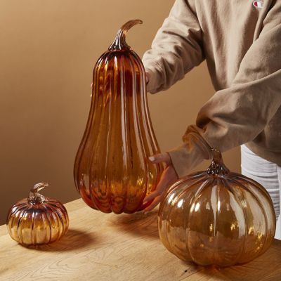 Tinted Glass Pumpkin Collection