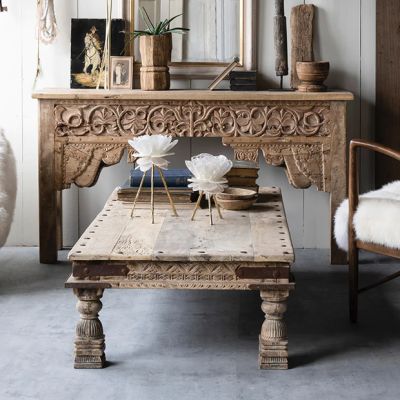 Vintage Architectural Salvage Console Table