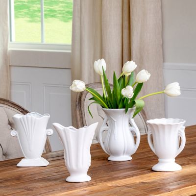 Vintage Inspired Flower Vase Set of 4