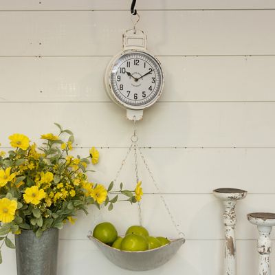 Vintage Inspired Hanging Scale Clock