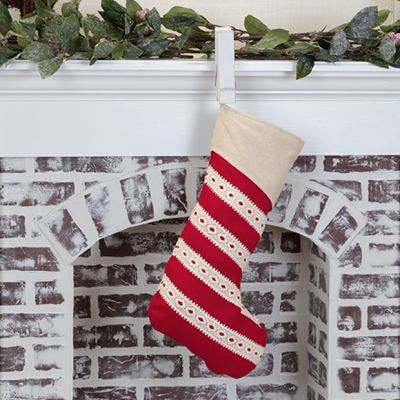 Vintage Inspired Lace Wrapped Stocking