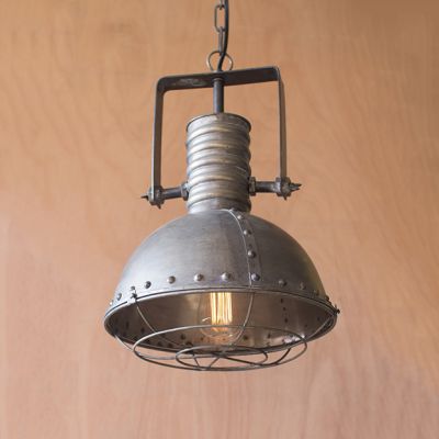 Warehouse Wire Cage Pendant Light