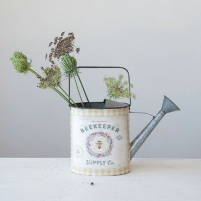 Watering Can With Bee Design