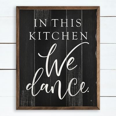 We Dance Wall Sign