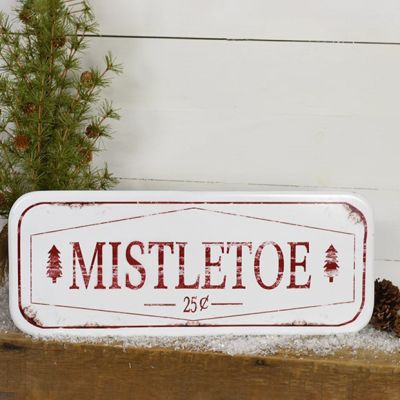Weathered Mistletoe Sign