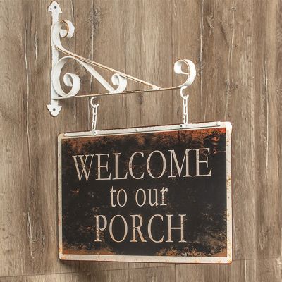 Welcome To Our Porch Hanging Sign