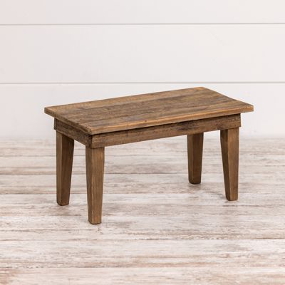 Wide Wooden Stool