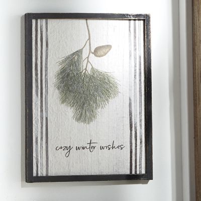 Winter Wishes Framed Wall Art Set of 2