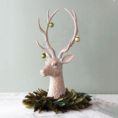 Woodland Deer Head Sculpture
