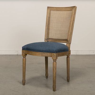 Woven Cane Back Ash Dining Chair
