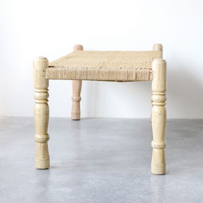 Woven Rope Bench