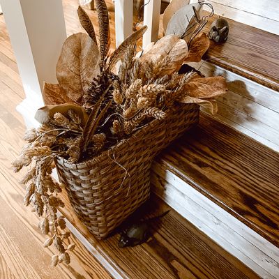 Woven Seagrass Stair Basket
