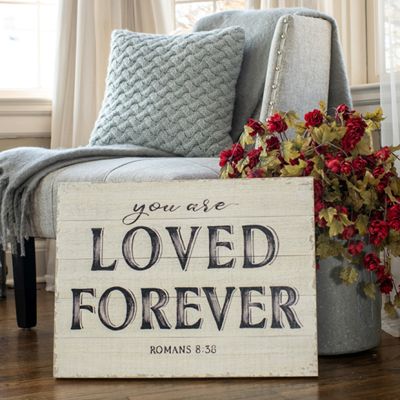 You Are Loved Forever Wooden Sign