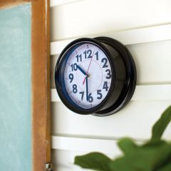 Dark Iron Wall Clock