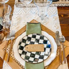 Stainless Steel Flatware With Copper Finish Set of 5