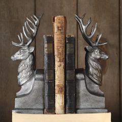 Winterberry Deer Bookends