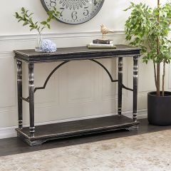 Dark Weathered Console Table
