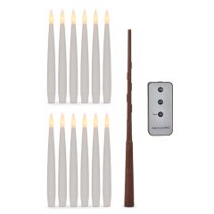 Holiday Candles with Remote and Magic Wand Set of 12
