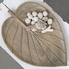 Mango Wood Leaf Tray
