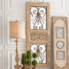Ornate Mirrored Wall Panel Decor