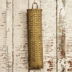 Tall Narrow Farmhouse Wall Basket