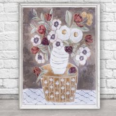 Flowers In Vase Wall Decor