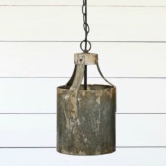 Iron Faux Aged Pendant Light Medium