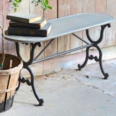 Tin Top Oval Bench