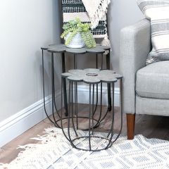 Flower Shaped Table Set of 2