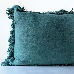 Rectangle Pillow With Fringe Edge
