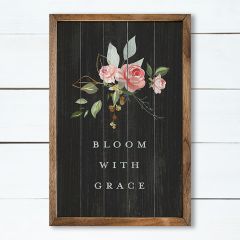 Bloom With Grace Framed Wall Art