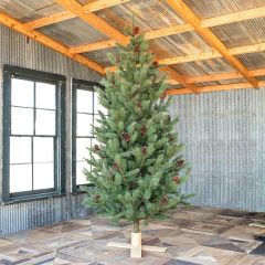 Lighted Rocky Top Pine Tree 9 Feet