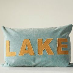 Rectangle LAKE Life Pillow