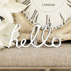 Handwriting Hello Sign Set of 3