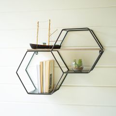 Hexagonal Wall Shelf