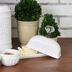 Vintage Inspired Door Knob Butter Dish