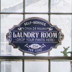 Metal Laundry Room Wall Decor